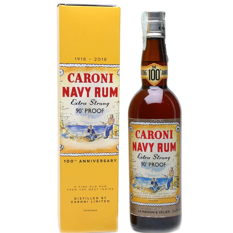 Caroni Navy Rum extra strong 90 proof - Velier